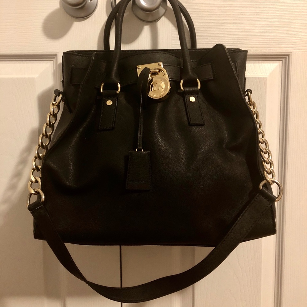 Michael Kors Hamilton Bag in Black